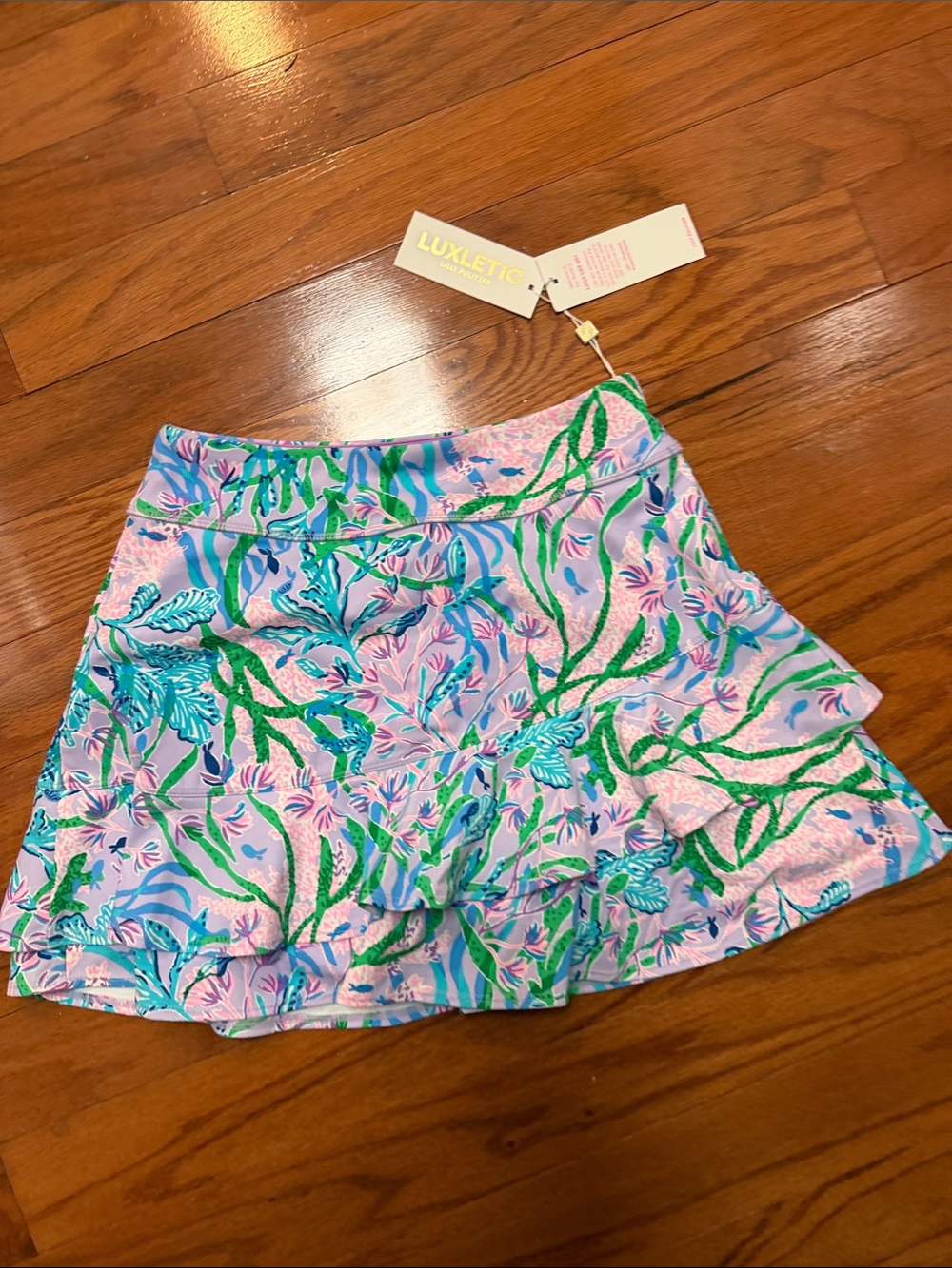 Lilly Pulitzer Multi-Color Floral High-Rise Skort
